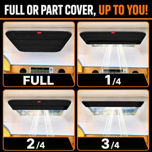 Magnetic RV Skylight Roof Vent Cover