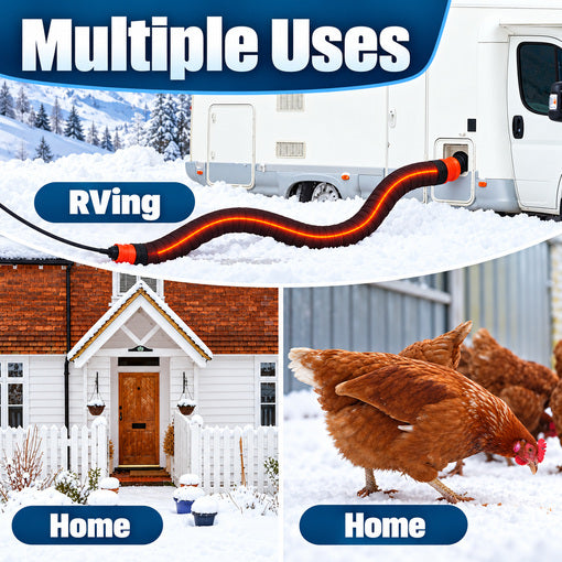 20FT RV Heated Sewer Hose Cover