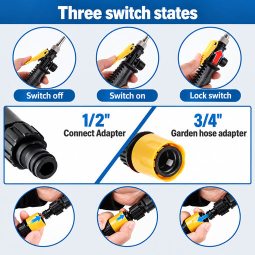 5-Pack RV Water Heater Anode Rod & Flush Wand Kit