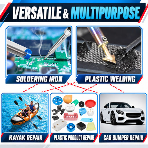 100W 2-in-1 Plastic Welding Repair Kit