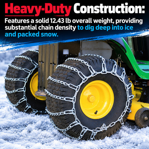 Tractor/Mower/ATV/UTV Snow Tire Chains Set