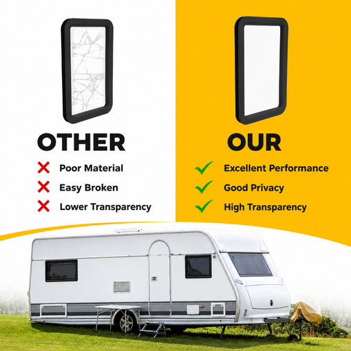RV Entry Entrance Door Window Replacement
