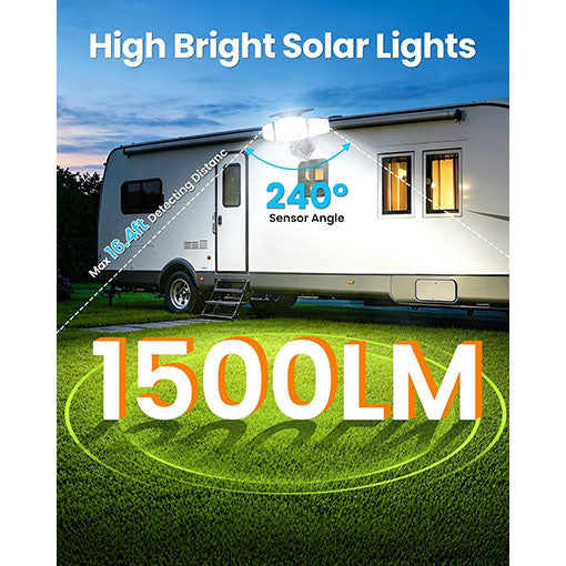 RV Magnetic Outdoor Solar Lights with Motion Sensor