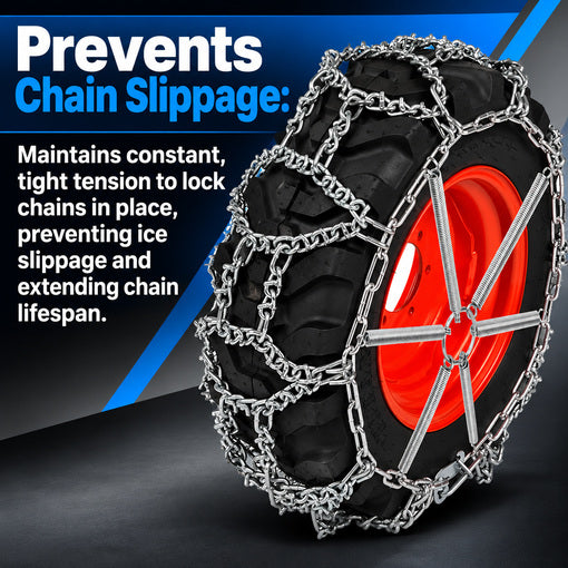 4-Pack Anti-Slip Tire Chain Tensioner