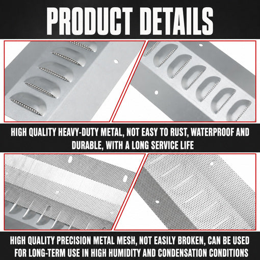 4-Pack Shipping Container Steel Air Ventilation Kit