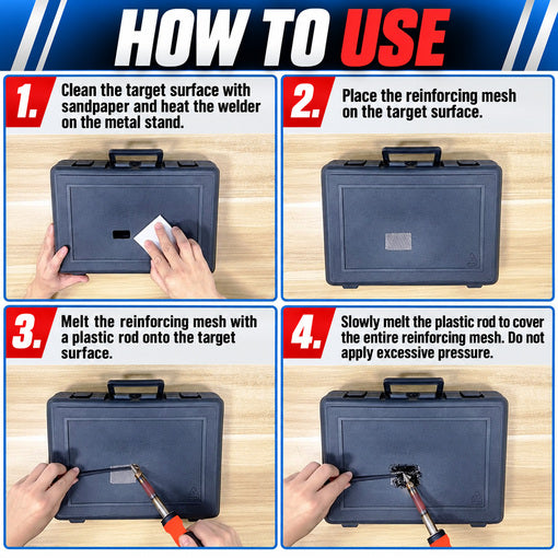 100W 2-in-1 Plastic Welding Repair Kit