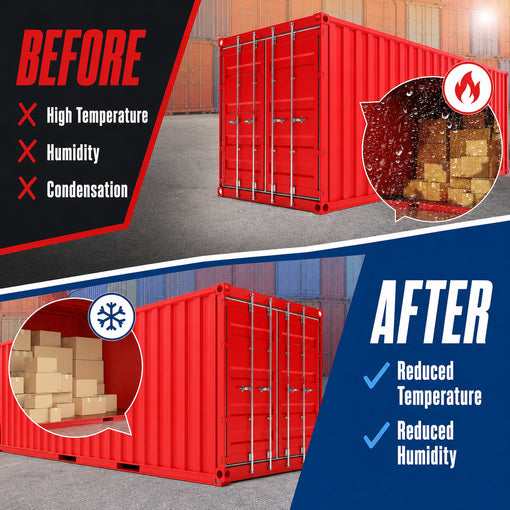 4-Pack Shipping Container Steel Air Ventilation Kit