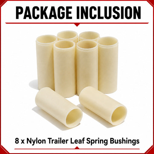 8-Pack Nylon Trailer Leaf Spring Bushings Replacement