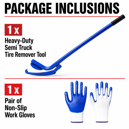 Heavy-Duty Semi Truck Tire Remover Tool