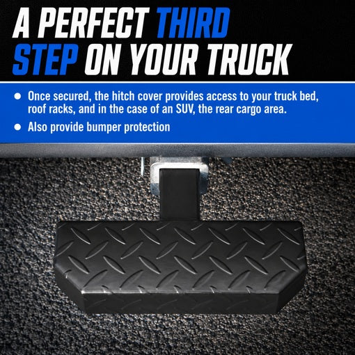 2-Inch Receiver Hitch Bump Guard and Hitch Step