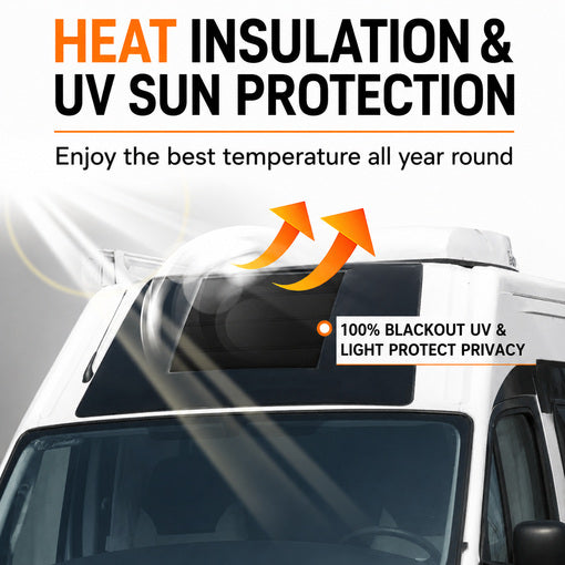Magnetic RV Skylight Roof Vent Cover