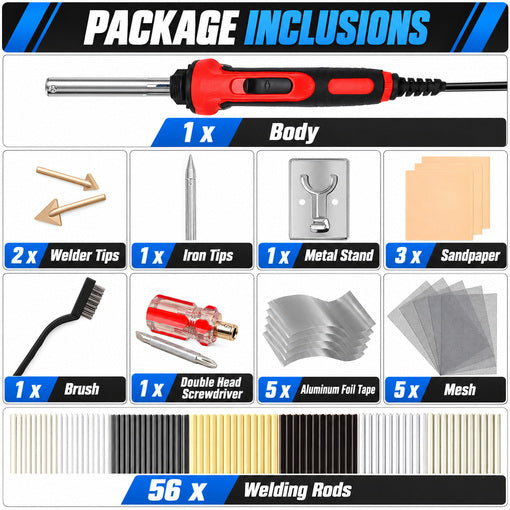 100W 2-in-1 Plastic Welding Repair Kit