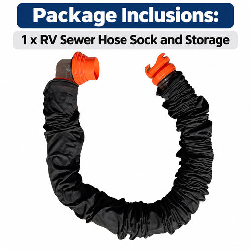 RV Sewer Hose Sock and Storage