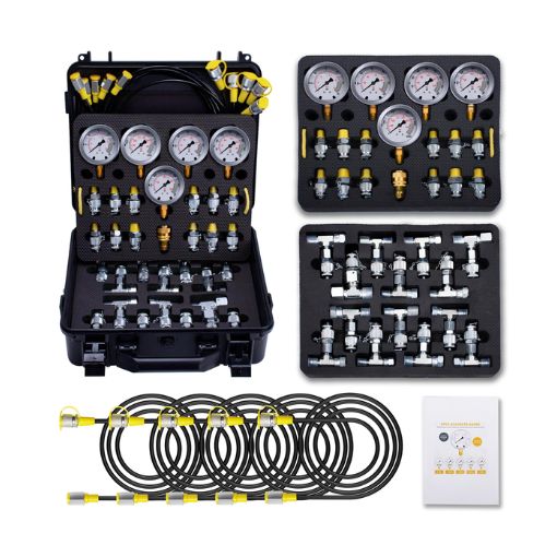 Hydraulic Pressure Test Kit with 5 Gauges