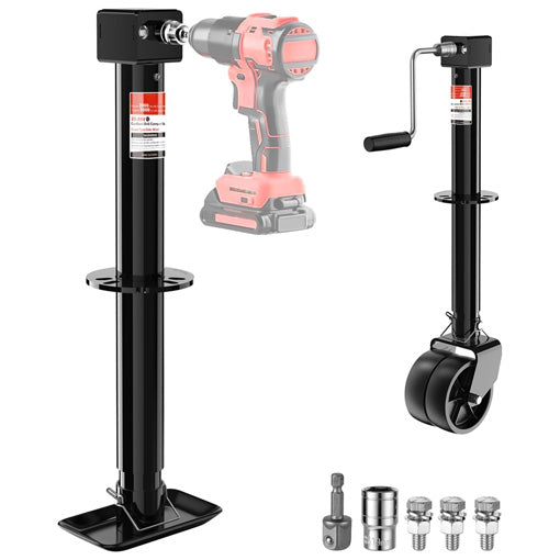 Upgraded 2-in-1 A-Frame Trailer Jack