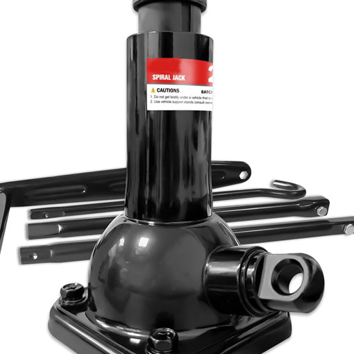 2-Ton Spiral Car Jack with Telescoping Handle