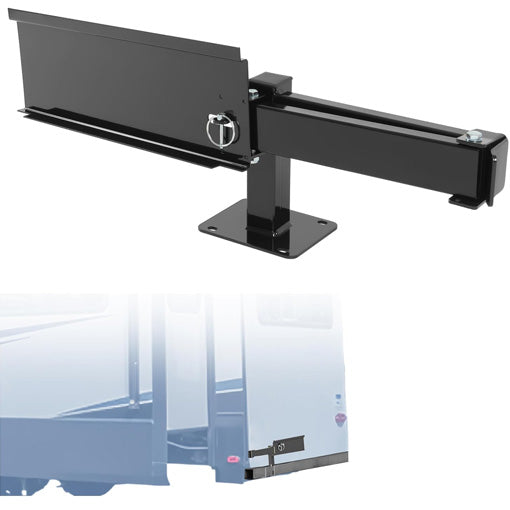 RV Bumper-Mounted Swing Arm Assembly