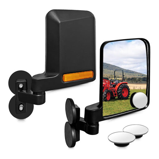 Universal Magnetic Tractor Side Mirrors with Blind Spot Mirror