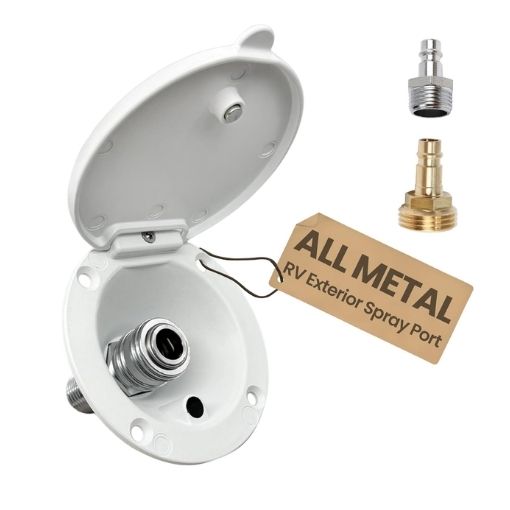 All-Metal RV Quick Connect Spray Port
