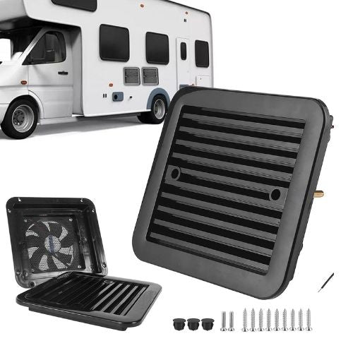 RV One-Way Silent Wind Air Vent with Exhaust Fan