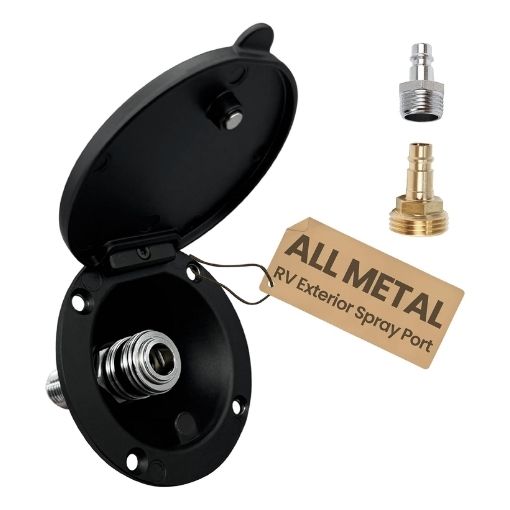 All-Metal RV Quick Connect Spray Port
