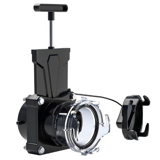 3" RV Clear Waste Valve with Leak-Proof Cap