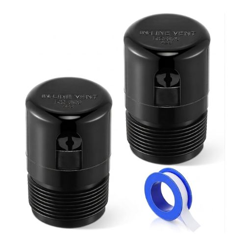 1-1/2" NPT RV Plumbing In-line Vent