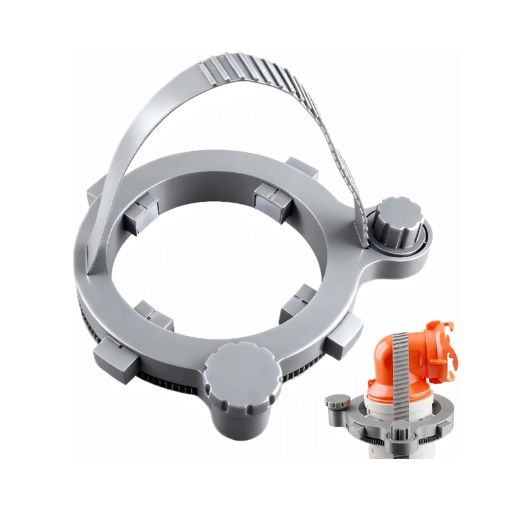 RV 90-Degree Sewer Hose Fastening Device