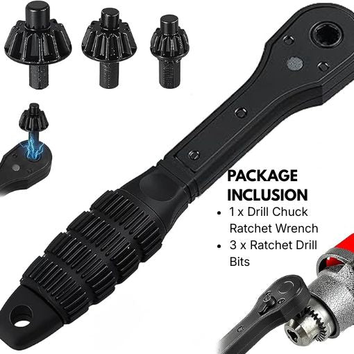 Drill Chuck Ratchet Wrench Kit