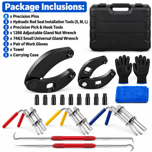 Complete Hydraulic Cylinder Repair Kit