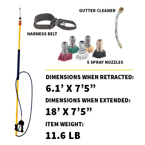 18 Ft. Telescoping Wand