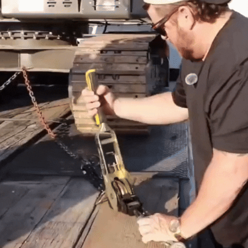 2-Pack Easy Ratchet Chain Binder with Grab Hooks