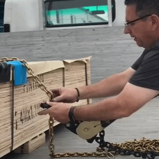 2-Pack Heavy Duty Ratcheting Chain Load Binder Kit