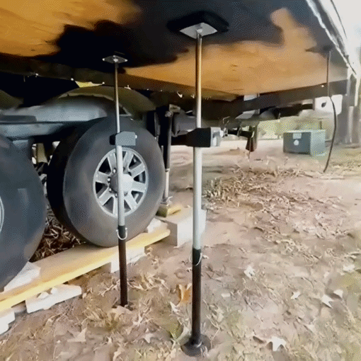 20"-49" RV Flat Top Slide Out Support Jack