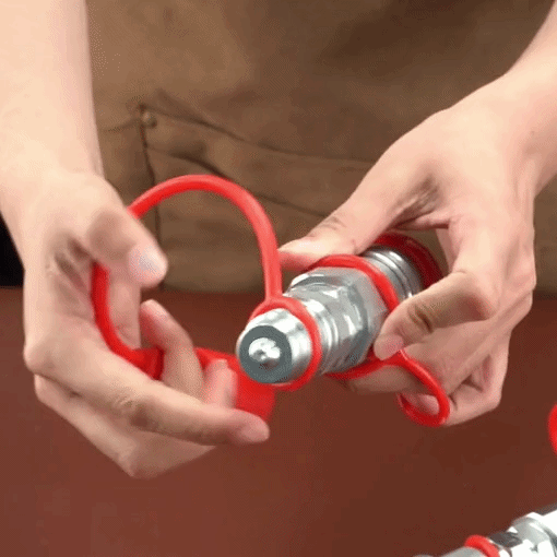 Flat Face ISO 16028 to Ag ISO 5675 Pioneer Style Hydraulic Quick Connect Coupler Adapter Set