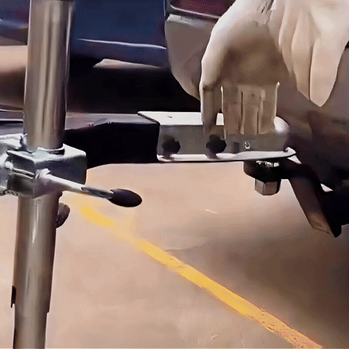 Trailer Jack Wheel Split Clamp