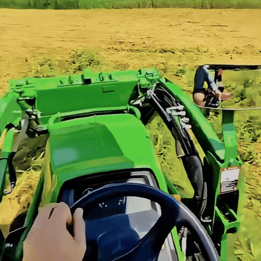 Universal Magnetic Tractor Rear-View Mirror