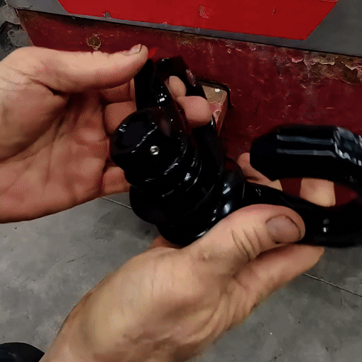 Easy-Open D-Ring Separate Shackle with Snatch Block