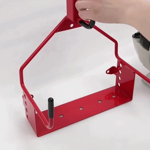 Handheld Blower Rack for Trailer