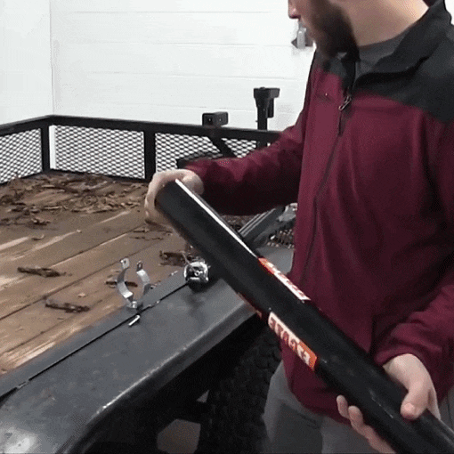 Heavy-Duty Open Trailer Tailgate Assist