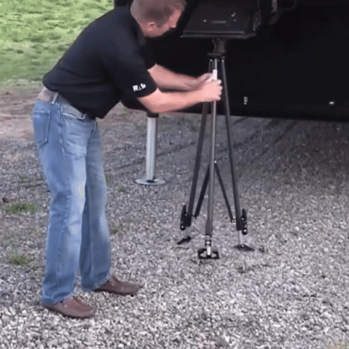 Lightweight RV Stabilizer for 5th Wheel Trailers
