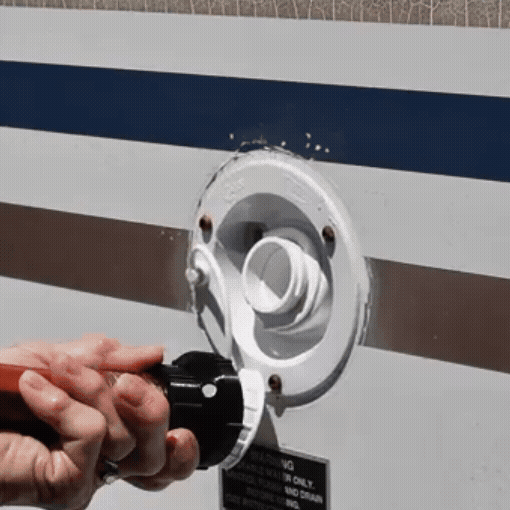 2-Pack Hands-Free RV Fresh Water Tank Fill Hose Adapter