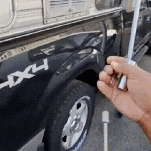 Scissor Jack Slotted Drill Adapter with Long & Short Bits