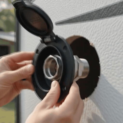 All-Metal RV Quick Connect Spray Port