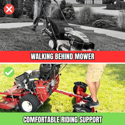 Adjustable Walk Behind Mower-Sulky