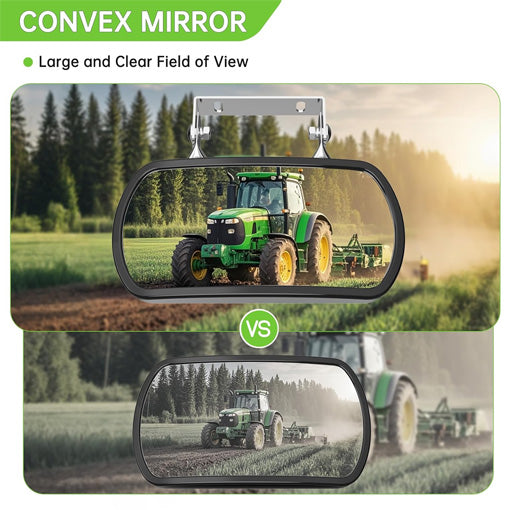 Universal Magnetic Tractor Rear-View Mirror