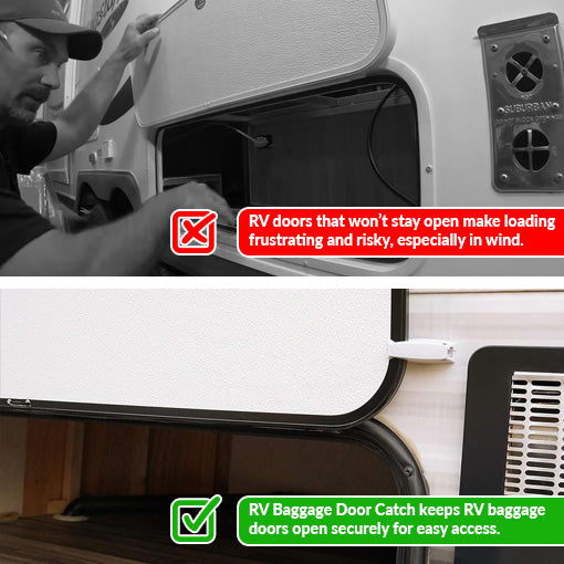 RV Baggage Door Catch