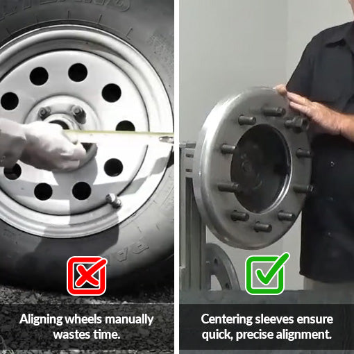 Truck Trailer Wheel Centering Tool Set