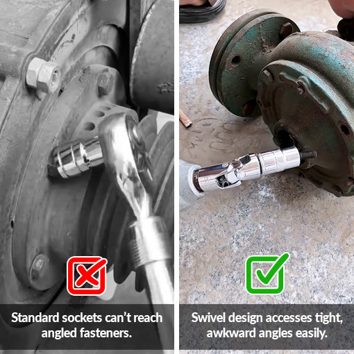 3-Piece Universal Joint Impact Socket Adapter Set