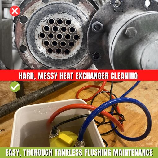 Portable Tankless Water Heater Flushing Kit